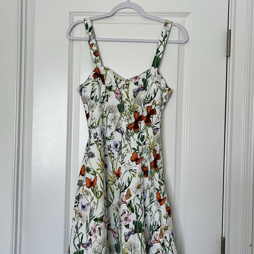 Avec Les Files Butterfly MIDI Dress - Picture 2 of 6